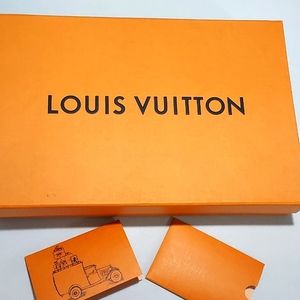 Louis Vuitton box with Gift tag Envelope & Dust Bag